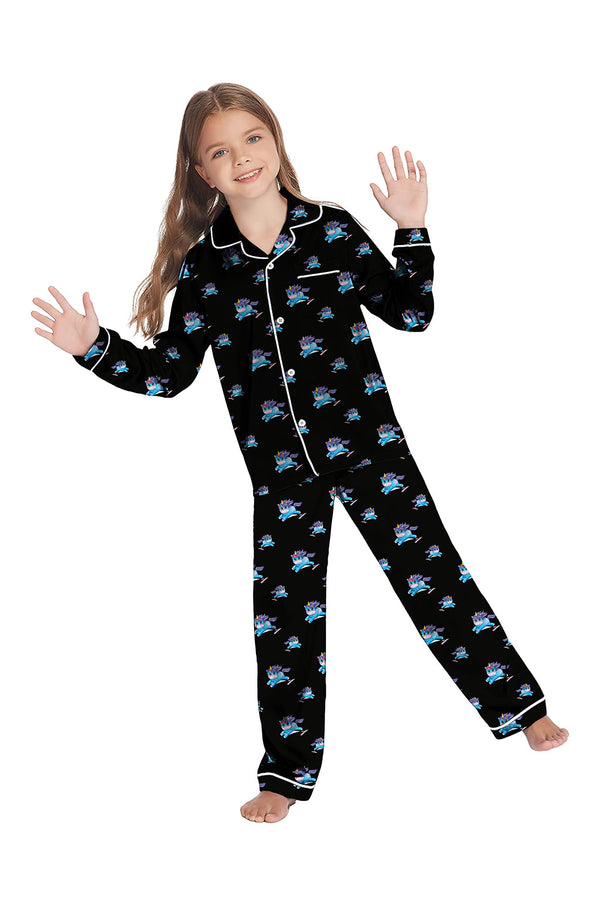 BNS-04 NIGHT SUIT PAJAMA SHIRT FOR GIRLS - Bouncybears