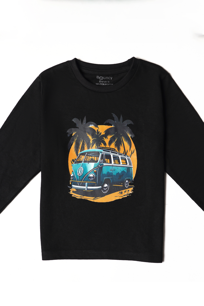 Printed Full Sleeves Rounded Neck Boys Jersey | WBKT-17 - Bouncybears