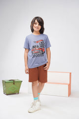 BTS001E Hot wheels Printed Graphic T-Shirt - Bouncybears