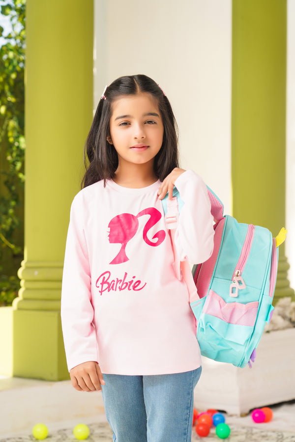 Barbie_Pink_color_sweatshirt_for_girl BouncyBears