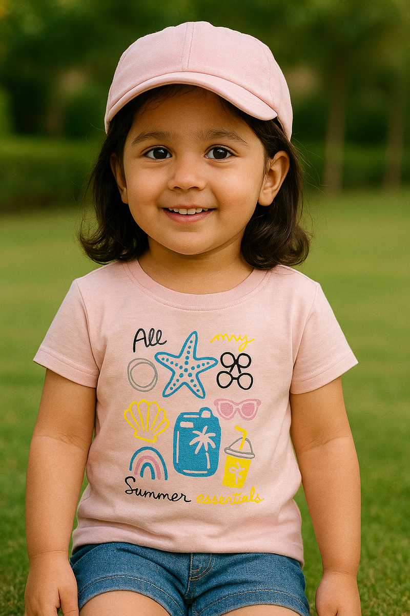All my summer esential Printed T-shirt | GTS52501 - Bouncybears