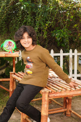 Lightning McQueen Printed Sweatshirt | WBKT-24 - Bouncybears