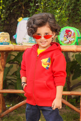 Daffy Duck Printed Fleece Hoodie | WBH-03 - Bouncybears