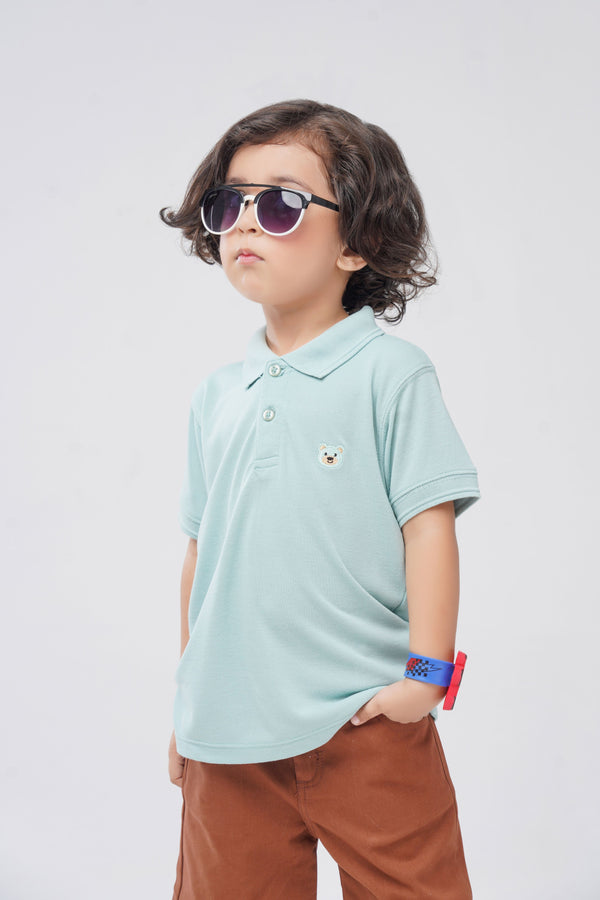 Mint SHORT SLEEVES POLO SHIRT BKP001F - Bouncybears