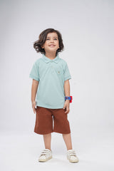 Mint SHORT SLEEVES POLO SHIRT BKP001F - Bouncybears