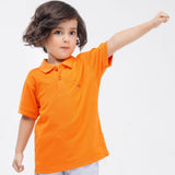 Orange SHORT SLEEVES POLO SHIRT BKP001E - Bouncybears