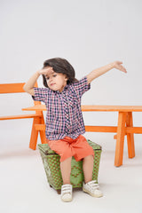BWS001A CASUAL CHECK SHIRT - Bouncybears