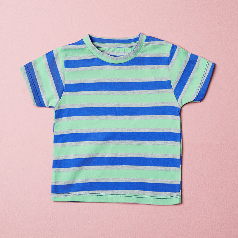 SET OF 2 Yarn dyed T-SHIRTS.  GTS624B |  BTS624B - Bouncybears