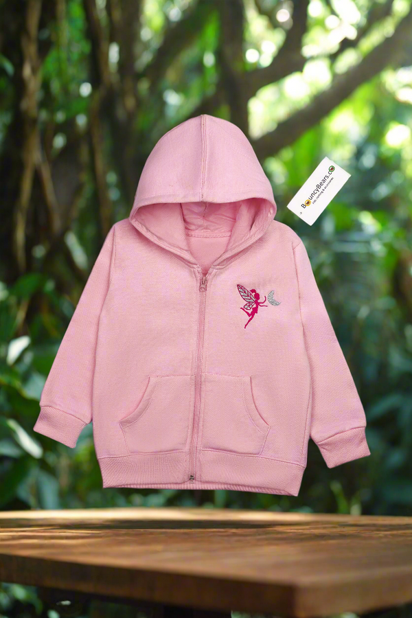 Embroidery Barbie Princes Butterfly_hoodie_girls