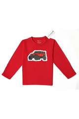 JEEP Printed Full Sleeves Rounded Neck Boys Jersey 