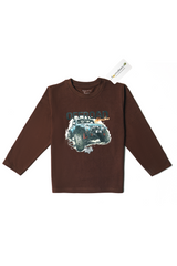 JEEP Printed Full Sleeves Rounded Neck Boys Jersey | WBKT-23