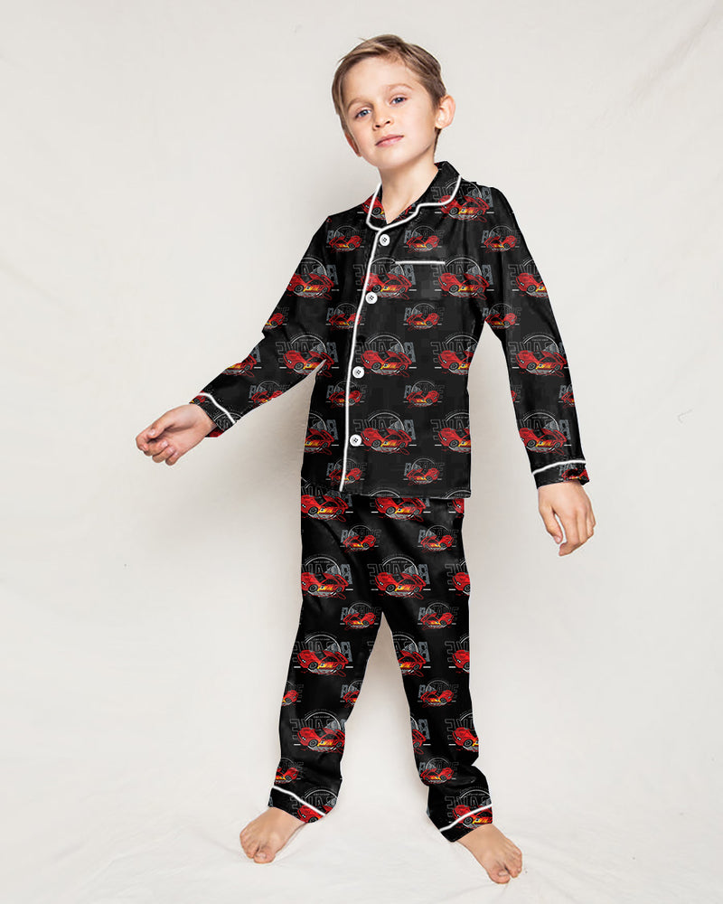 BNS-15 SOFT COZY COTTON SLEEPING SUIT FOR BOYS - Bouncybears