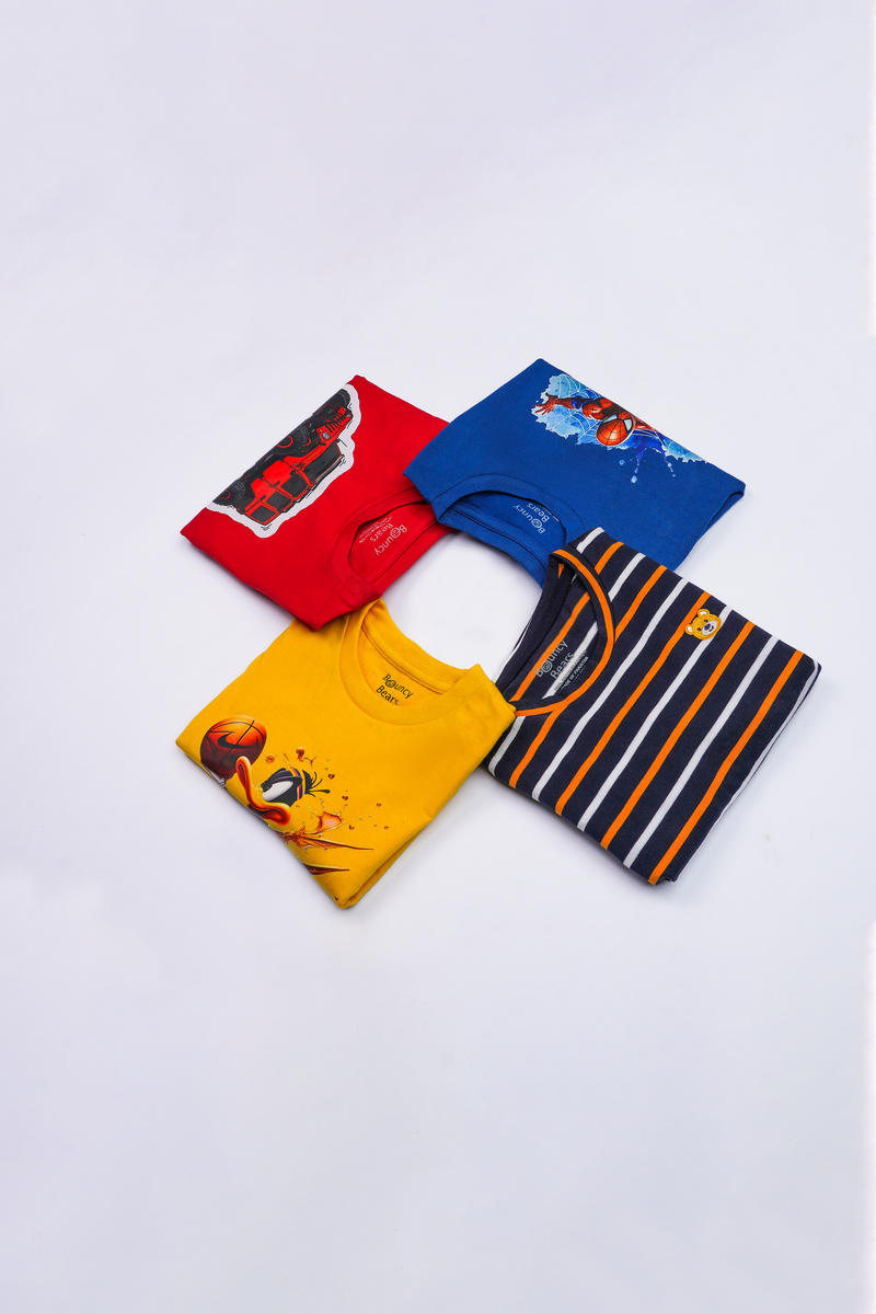Printed Full Sleeves Set of 04 Jersey | WBKT-16 | WBKT-19 | WBKT-22 | WBKT-15