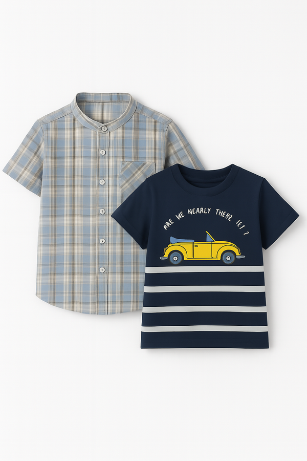 Pack of Shirt & T-Shirt | BWS52501 |BTS52502