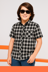 BAN CASUAL CHECK SHIRT | BWS625C - Bouncybears