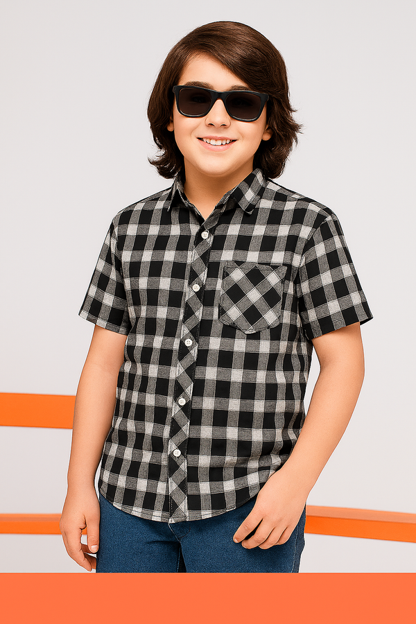 BAN CASUAL CHECK SHIRT | BWS625C