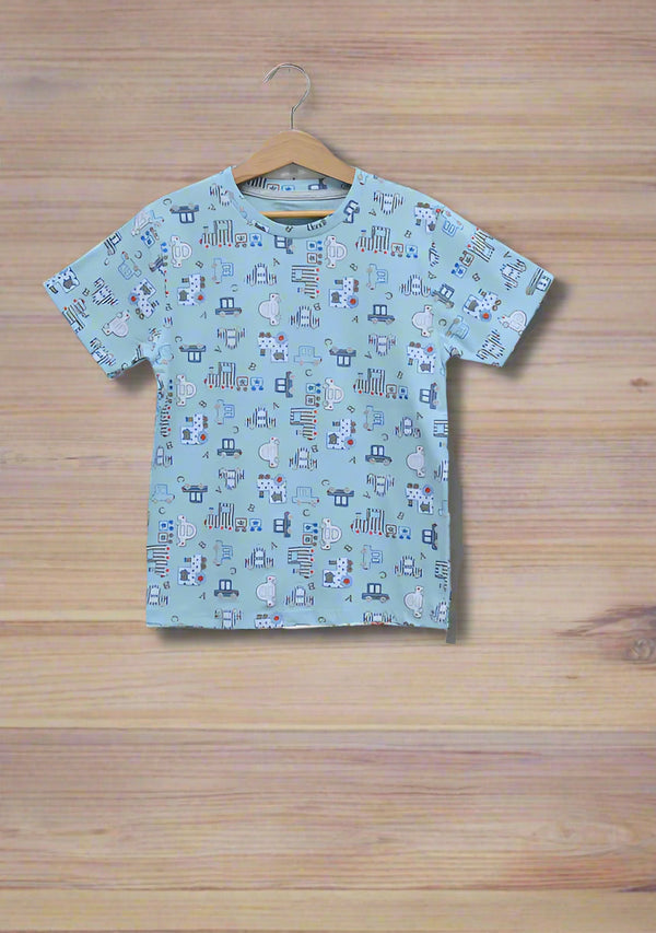 cute minnie cars graphic printed shirt for boys