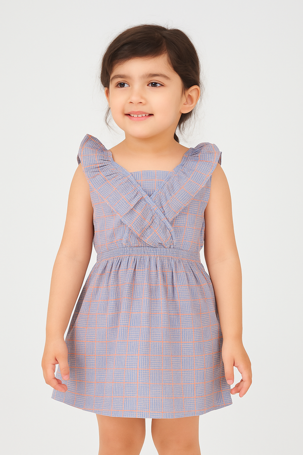 GIRLS CHECK frock | GWF0624C