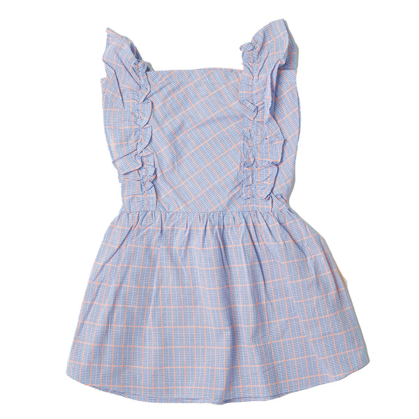 GIRLS CHECK frock | GWF0624C - Bouncybears