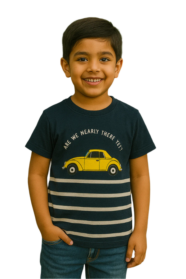 graphic t shirt for boys are we nearly there yet ?