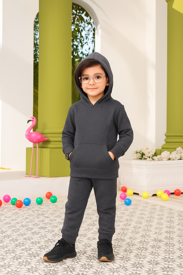 Universal Hood Pajama Set in Premium Thermal Fabric | UHP-12/24CL - Bouncybears