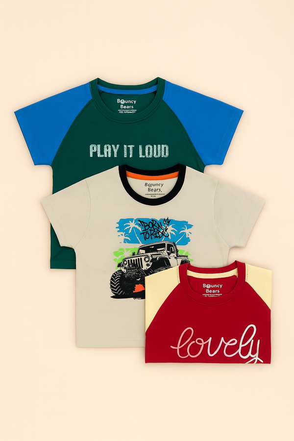 Pack of 03 Printed Shirts | BTS52501 | BTS625F | BTS52507