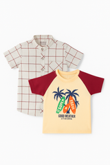 Pack of T-Shirt and Shirt | BTS625D| BWS52502 - Bouncybears